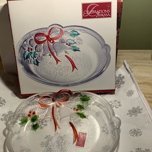 Celebrations By Mikasa Holiday Bells Candy Dish